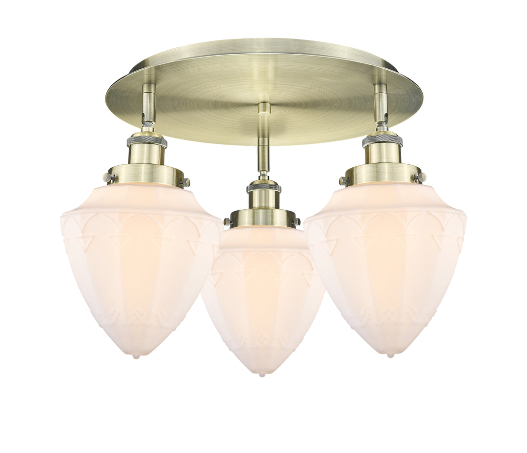 Innovations Lighting Bullet 7" Flush Mount - Antique Brass