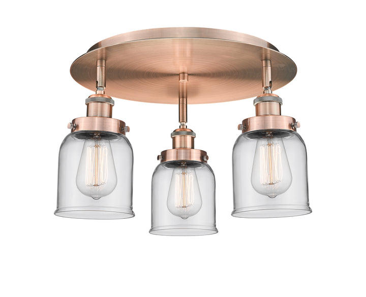 Innovations Lighting Edison Flush Mount - Antique Copper Ceiling Flush Mounts Innovations Lighting Clear ; Glass Type: Clear  