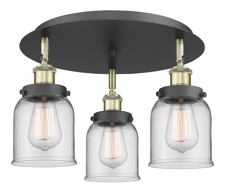 Innovations Lighting Edison Flush Mount - Black Antique Brass