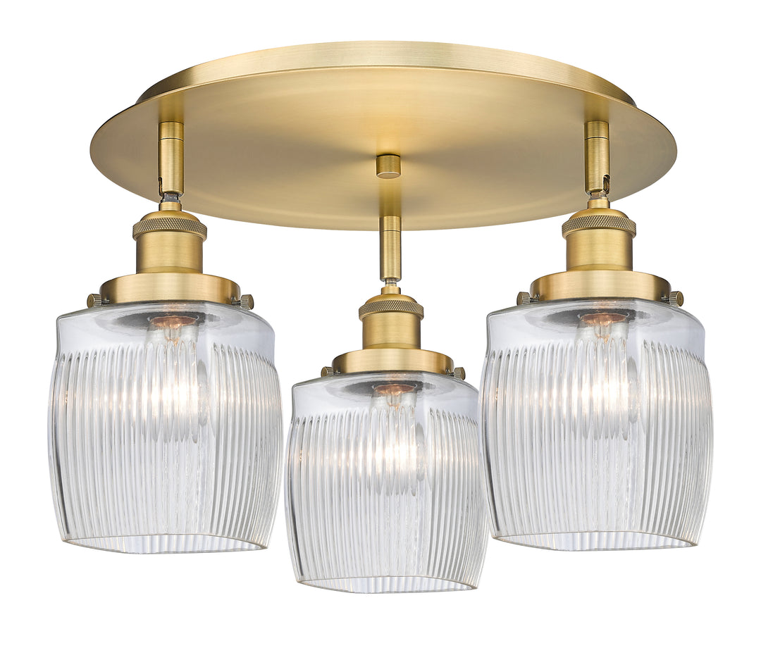 Innovations Lighting Colton Flush Mount - Brushed Brass