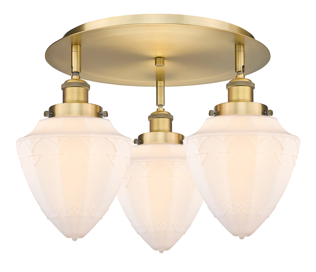 Innovations Lighting Bullet 7" Flush Mount - Brushed Brass