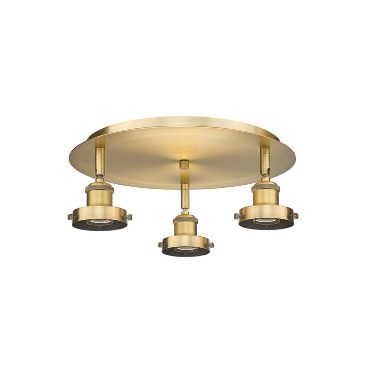 Innovations Lighting Ballston Urban Flush Mount Ceiling Flush Mounts Innovations Lighting Brushed Brass  