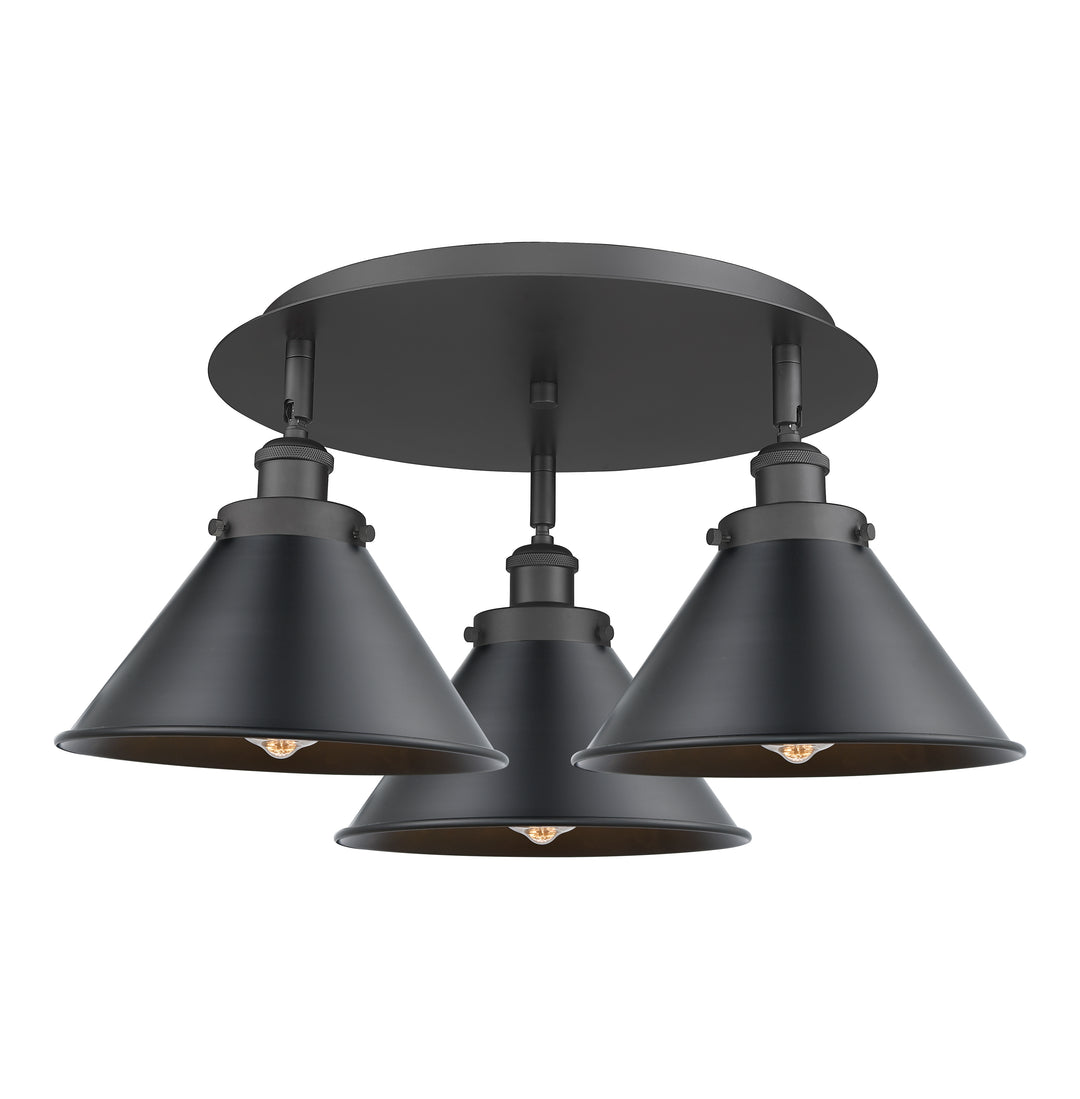 Innovations Lighting Briarcliff 10" Flush Mount - Matte Black