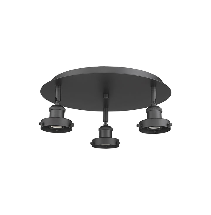 Innovations Lighting Ballston Urban Flush Mount Ceiling Flush Mounts Innovations Lighting Matte Black  