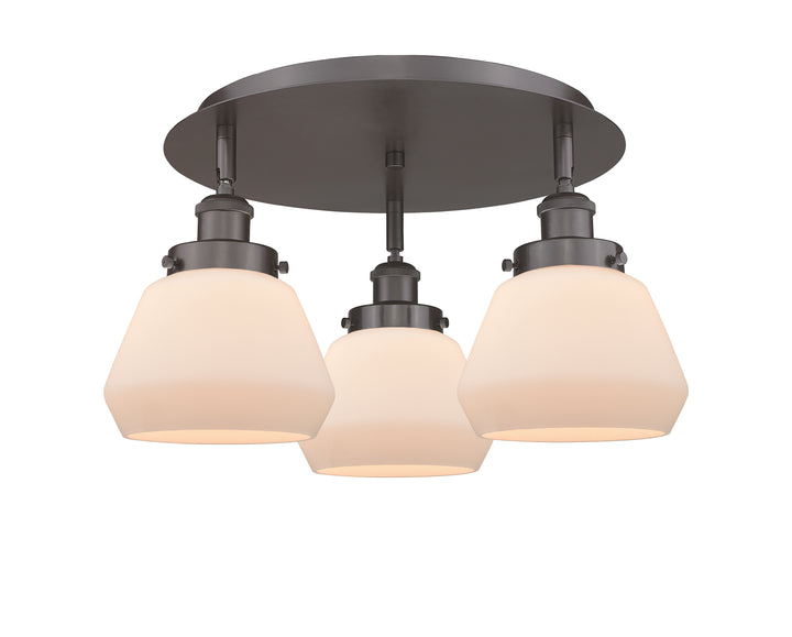 Innovations Lighting Fulton Flush Mount - Oil Rubbed Bronze