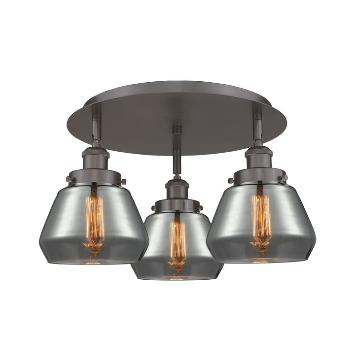 Innovations Lighting Fulton Flush Mount - Oil Rubbed Bronze