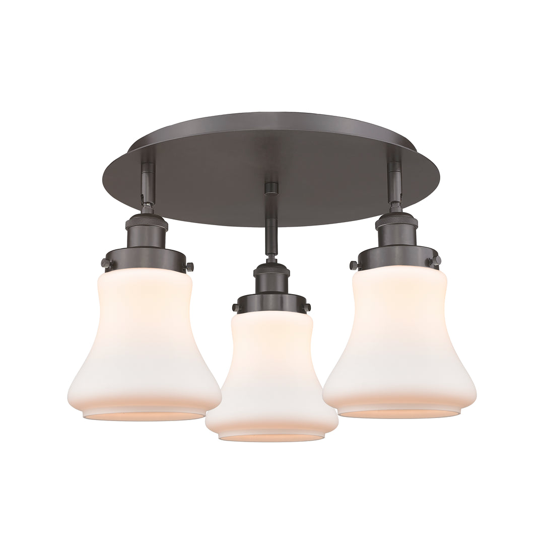 Innovations Lighting Bellmont 6" Flush Mount - Oil Rubbed Bronze Ceiling Flush Mounts Innovations Lighting Matte White ; Glass Type: Frosted  