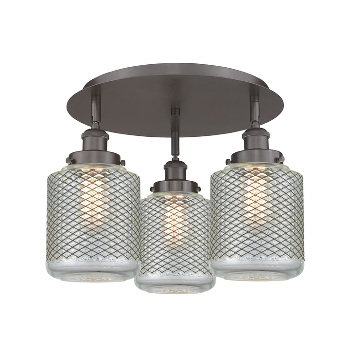 Innovations Lighting Edison Flush Mount - Oil Rubbed Bronze