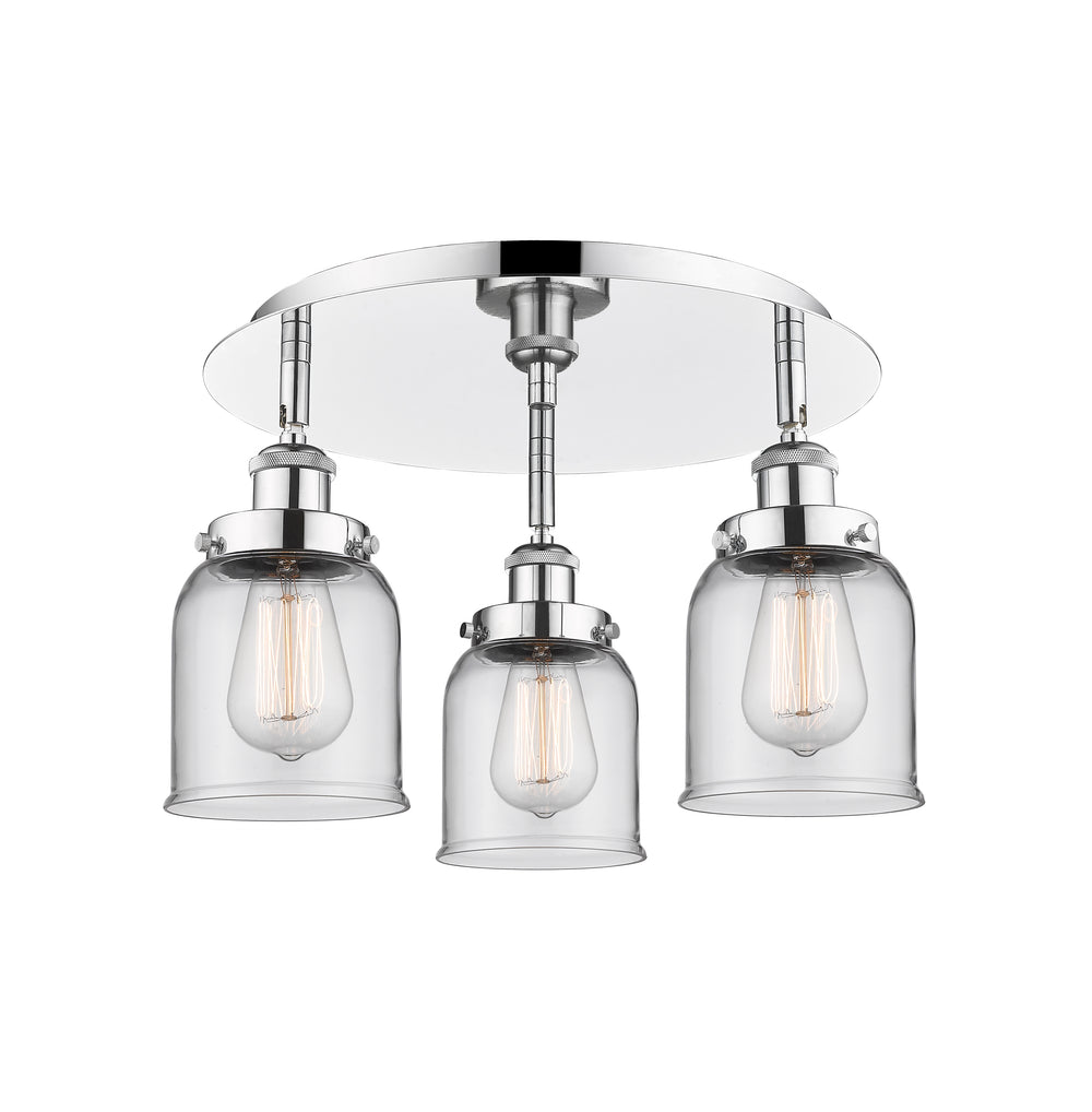 Innovations Lighting Edison Flush Mount - Polished Chrome