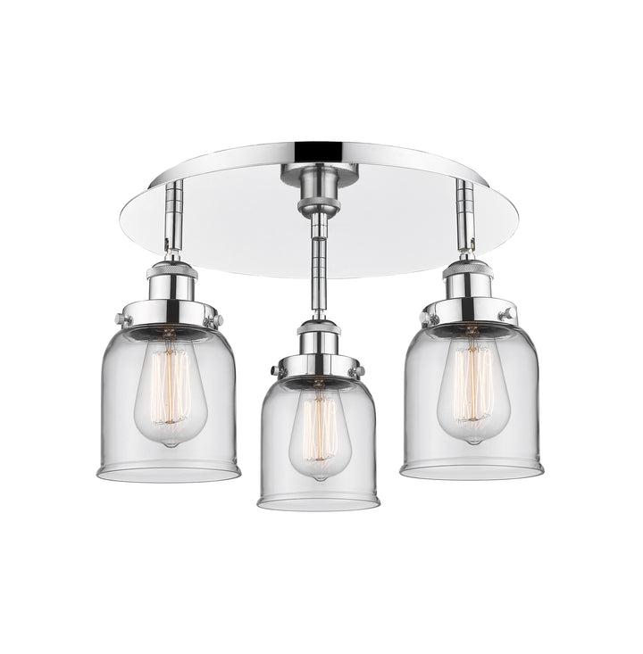 Innovations Lighting Edison Flush Mount - Polished Chrome Ceiling Flush Mounts Innovations Lighting Clear ; Glass Type: Clear  