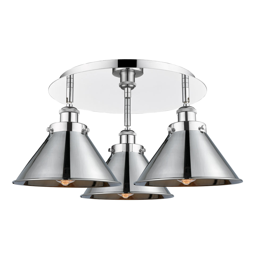 Innovations Lighting Briarcliff 10" Flush Mount - Polished Chrome