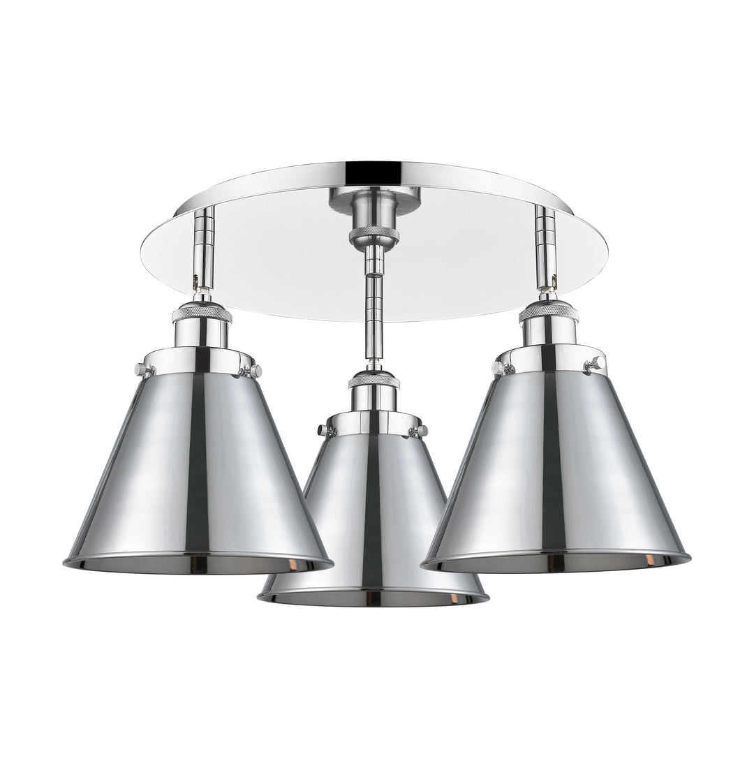 Innovations Lighting Appalachian 8" Flush Mount Ceiling Flush Mounts Innovations Lighting Polished Chrome  