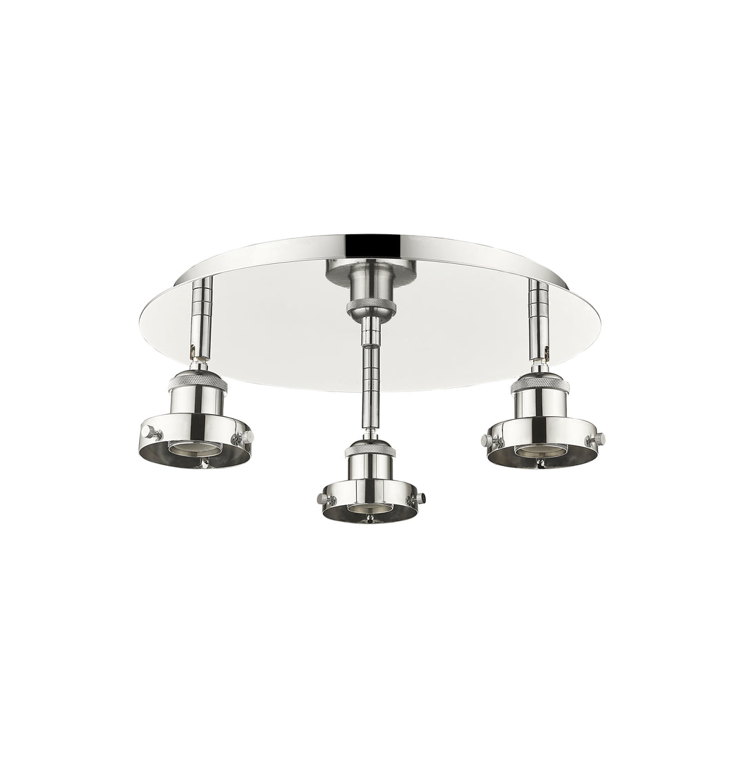 Innovations Lighting Ballston Urban Flush Mount Ceiling Flush Mounts Innovations Lighting Polished Nickel  