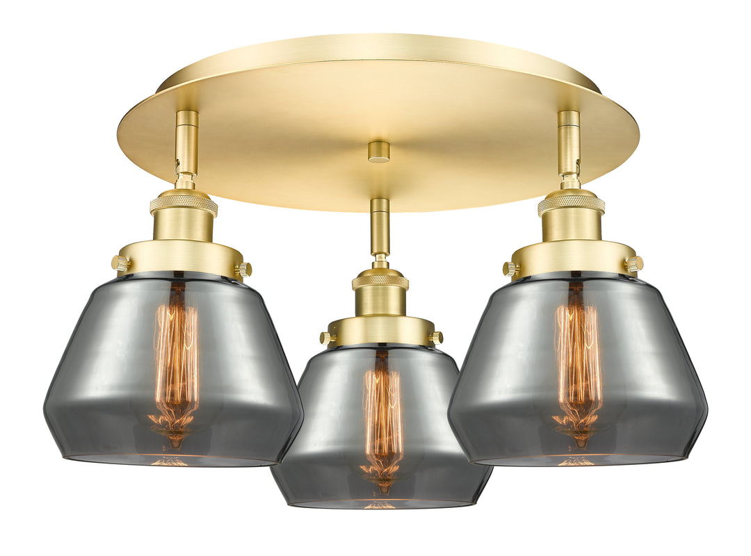 Innovations Lighting Fulton Flush Mount - Satin Gold