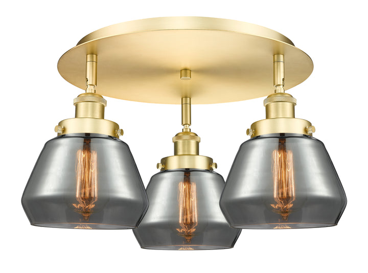 Innovations Lighting Fulton Flush Mount - Satin Gold