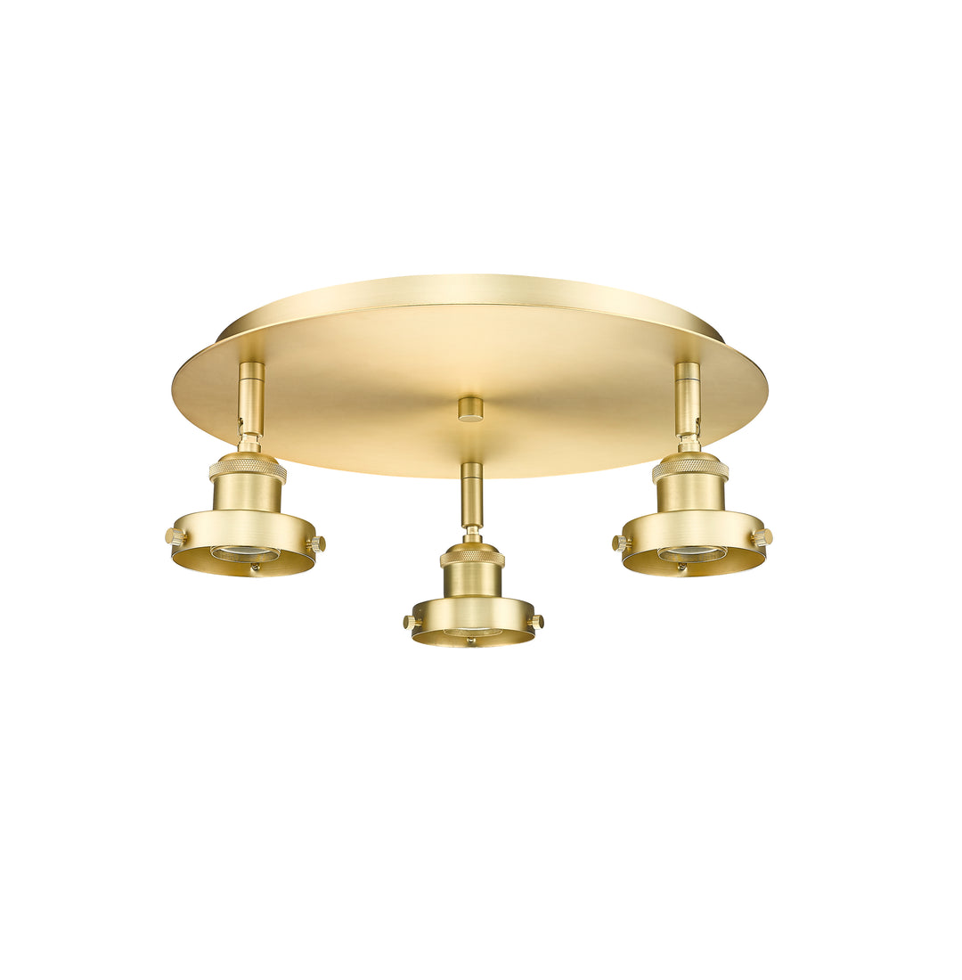 Innovations Lighting Ballston Urban Flush Mount Ceiling Flush Mounts Innovations Lighting Satin Gold  