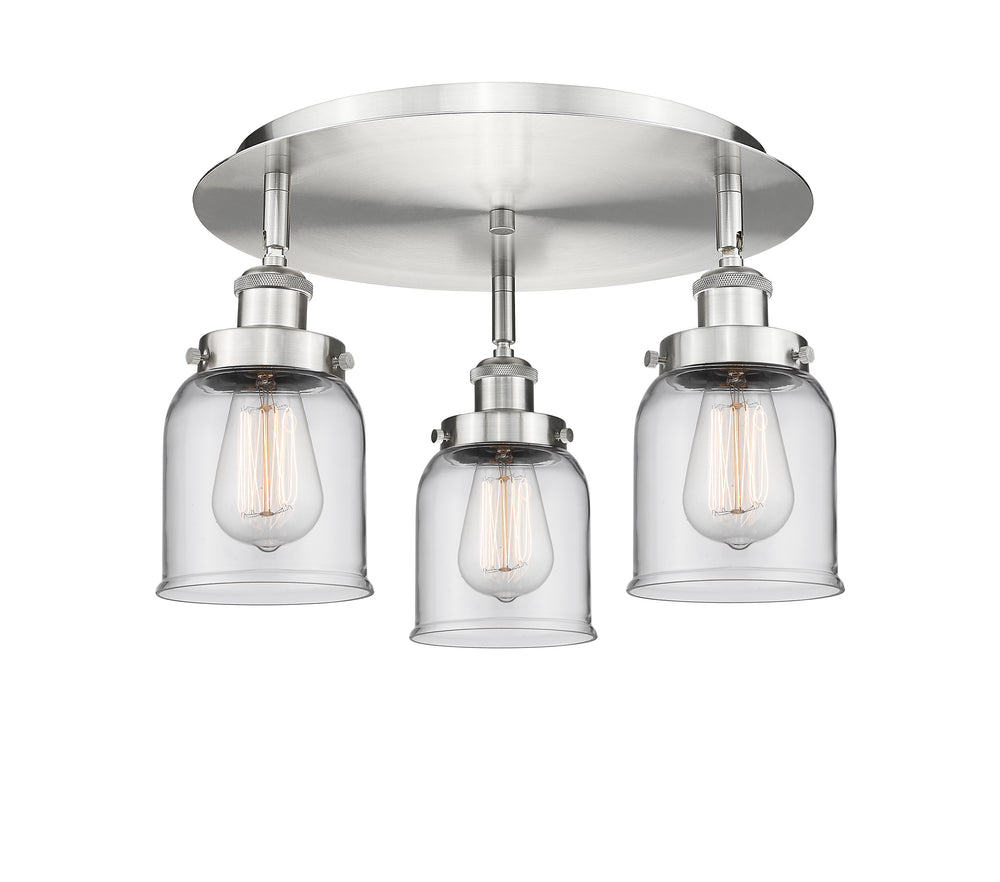 Innovations Lighting Edison Flush Mount - Satin Nickel