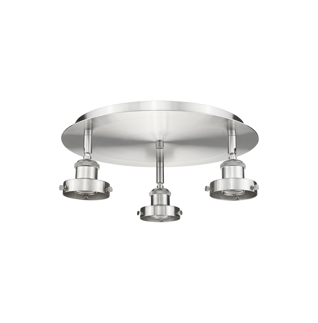 Innovations Lighting Ballston Urban Flush Mount Ceiling Flush Mounts Innovations Lighting Satin Nickel  