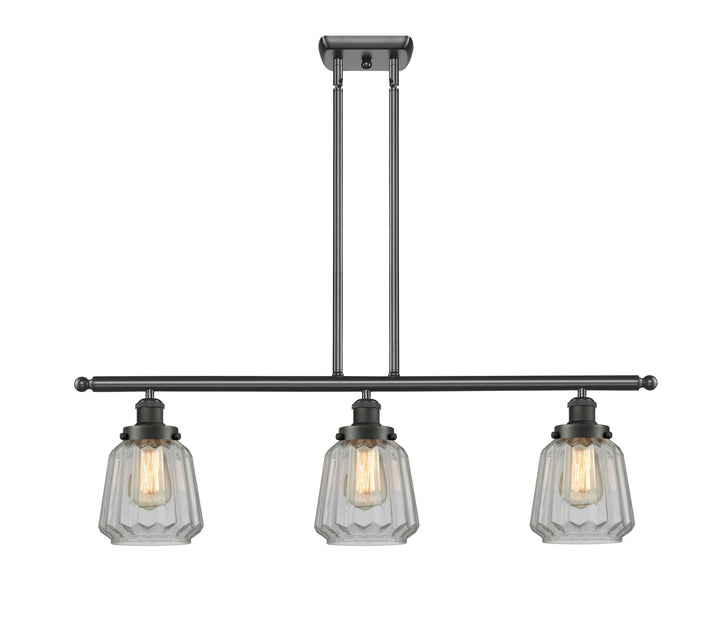 Innovations Lighting Chatham 6" Island Light - Oil Rubbed Bronze Linear Chandeliers Innovations Lighting   