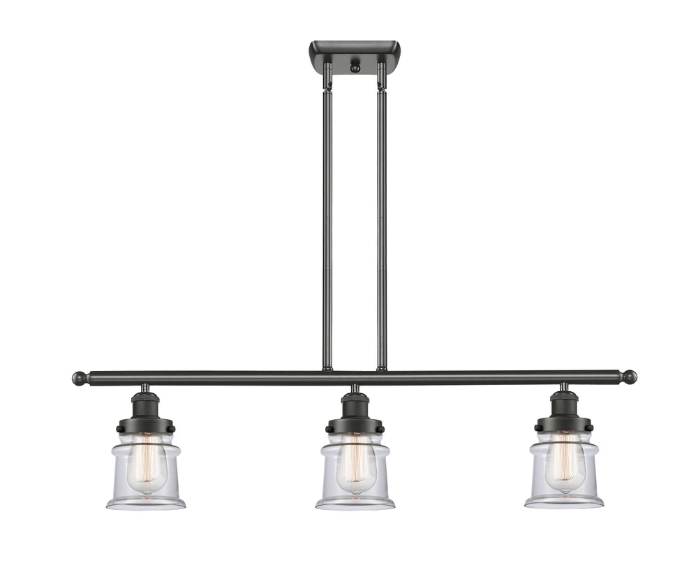 Innovations Lighting Canton 5" Island Light - Oil Rubbed Bronze Linear Chandeliers Innovations Lighting   