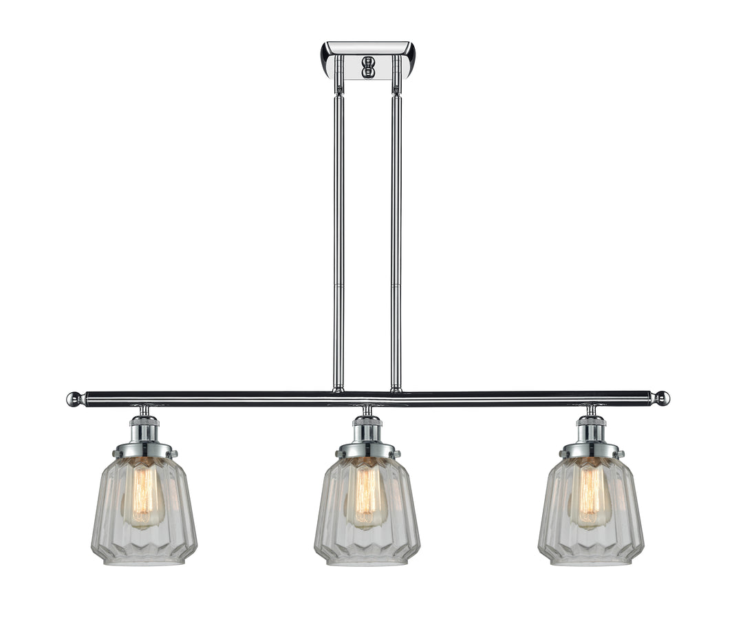 Innovations Lighting Chatham 6" Island Light - Polished Chrome Linear Chandeliers Innovations Lighting   