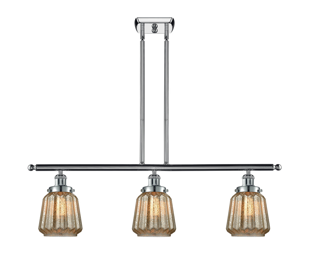 Innovations Lighting Chatham 6" Island Light - Polished Chrome Linear Chandeliers Innovations Lighting   