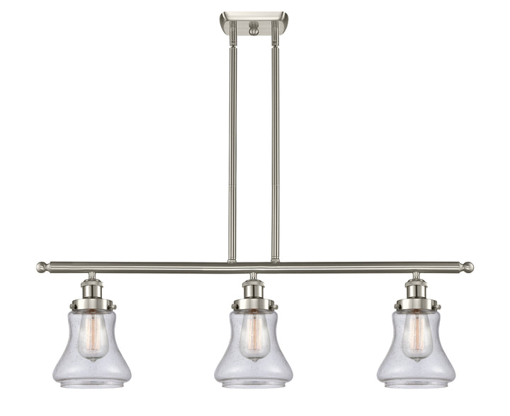 Innovations Lighting Bellmont 6" Island Light - Brushed Satin Nickel Linear Chandeliers Innovations Lighting   