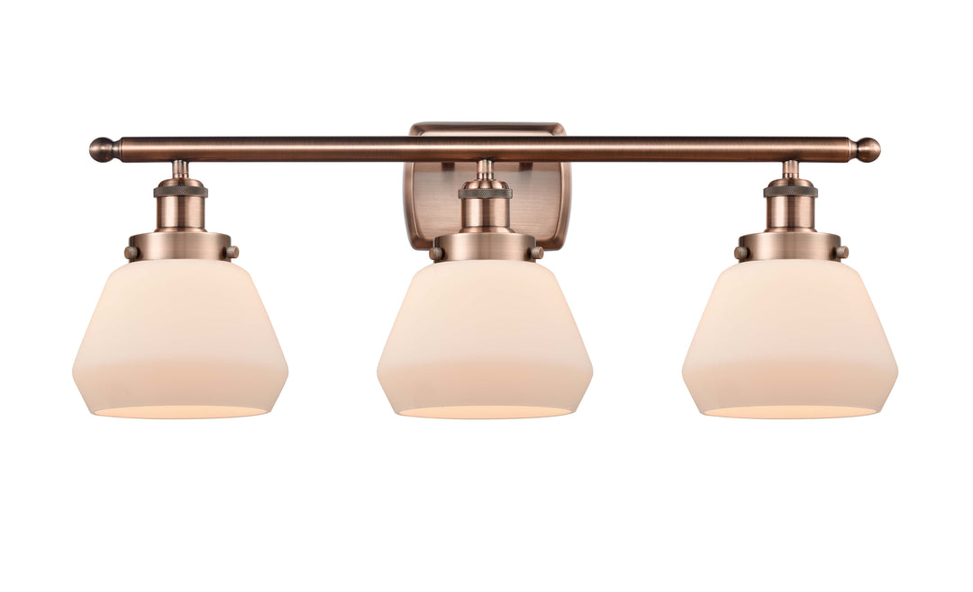 Innovations Lighting Fulton 6" Bath Vanity Light - Antique Copper Vanity Lights Innovations Lighting   