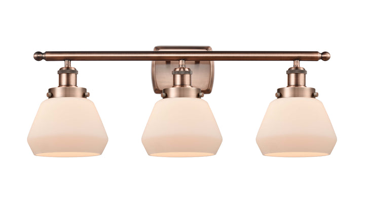 Innovations Lighting Fulton 6" Bath Vanity Light - Antique Copper Vanity Lights Innovations Lighting   