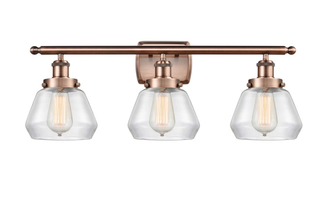 Innovations Lighting Fulton 6" Bath Vanity Light - Antique Copper Vanity Lights Innovations Lighting   