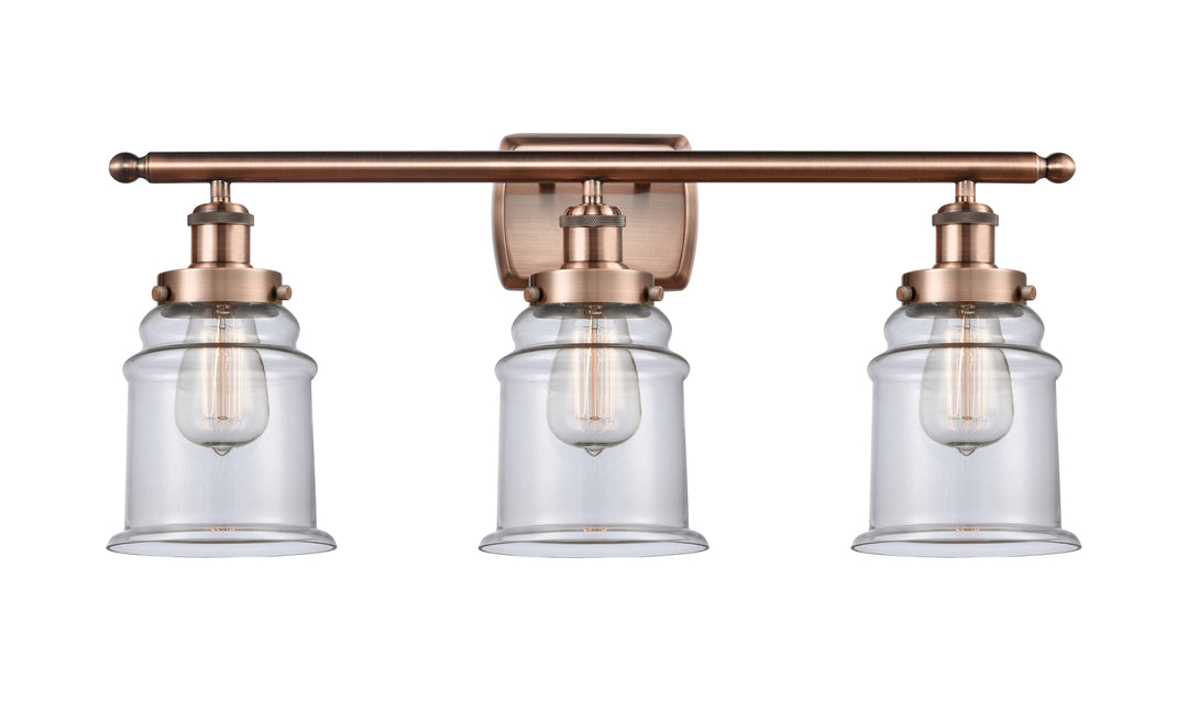 Innovations Lighting Canton 6" Bath Vanity Light - Antique Copper Vanity Lights Innovations Lighting   