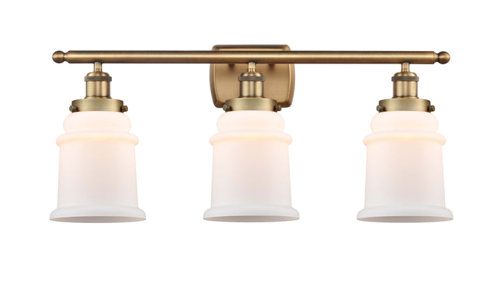 Innovations Lighting Canton 6" Bath Vanity Light - Brushed Brass Vanity Lights Innovations Lighting Matte White ; Glass Type: Frosted  