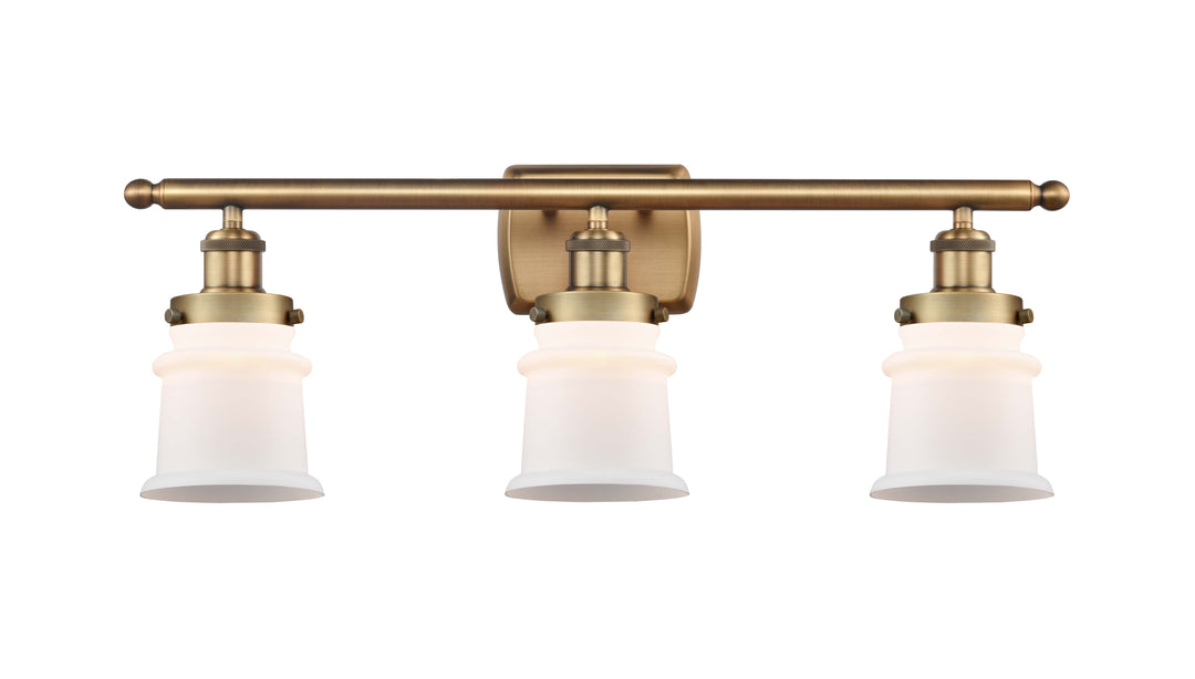 Innovations Lighting Canton 5" Bath Vanity Light - Brushed Brass Vanity Lights Innovations Lighting Matte White ; Glass Type: Frosted  