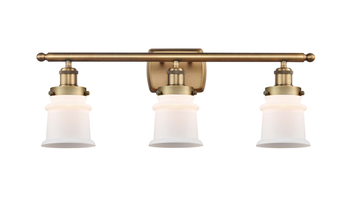 Innovations Lighting Canton 5" Bath Vanity Light - Brushed Brass Vanity Lights Innovations Lighting Matte White ; Glass Type: Frosted  