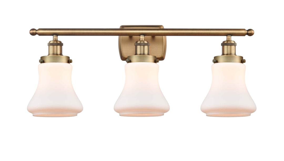 Innovations Lighting Bellmont 6" Bath Vanity Light - Brushed Brass Vanity Lights Innovations Lighting Matte White ; Glass Type: Frosted  