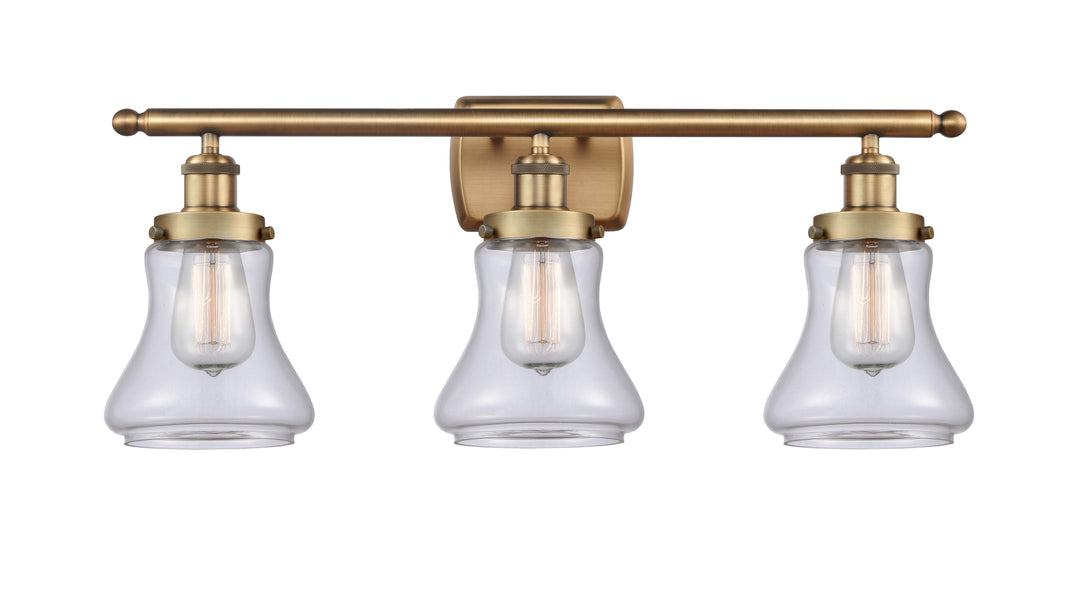 Innovations Lighting Bellmont 6" Bath Vanity Light - Brushed Brass Vanity Lights Innovations Lighting Clear ; Glass Type: Transparent  