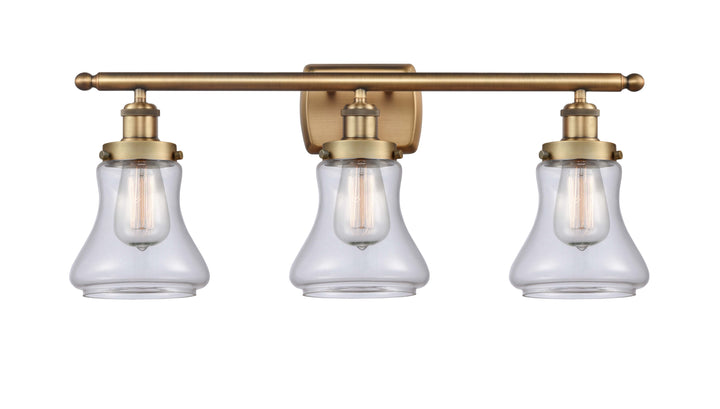 Innovations Lighting Bellmont 6" Bath Vanity Light - Brushed Brass Vanity Lights Innovations Lighting Clear ; Glass Type: Transparent  