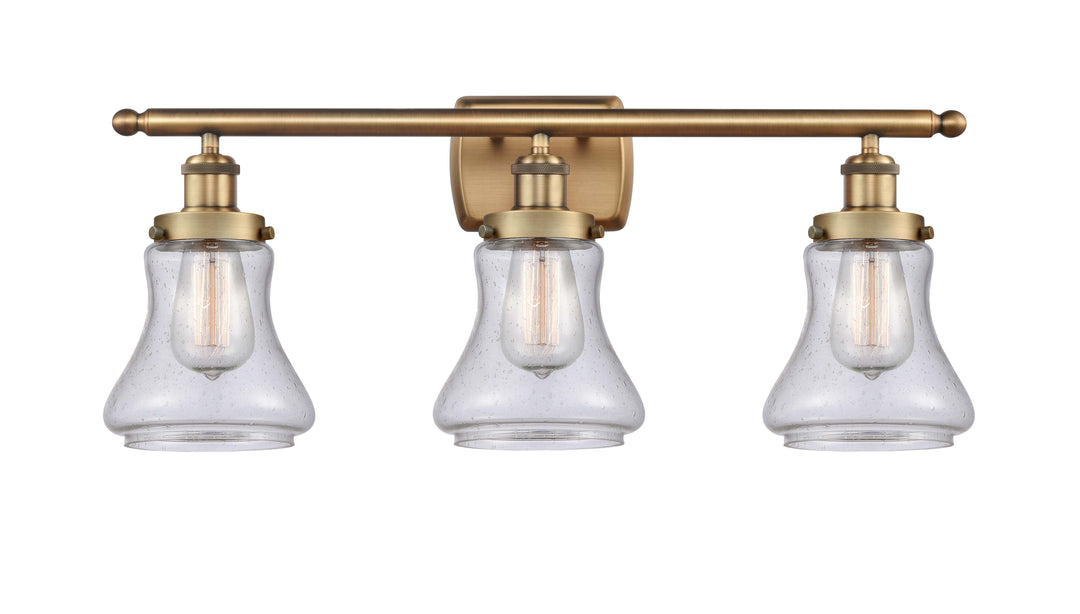 Innovations Lighting Bellmont 6" Bath Vanity Light - Brushed Brass Vanity Lights Innovations Lighting Seedy ; Glass Type: Seedy  