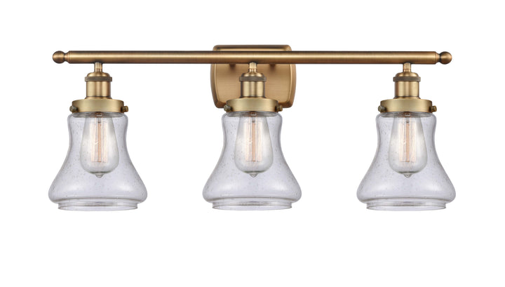 Innovations Lighting Bellmont 6" Bath Vanity Light - Brushed Brass Vanity Lights Innovations Lighting Seedy ; Glass Type: Seedy  