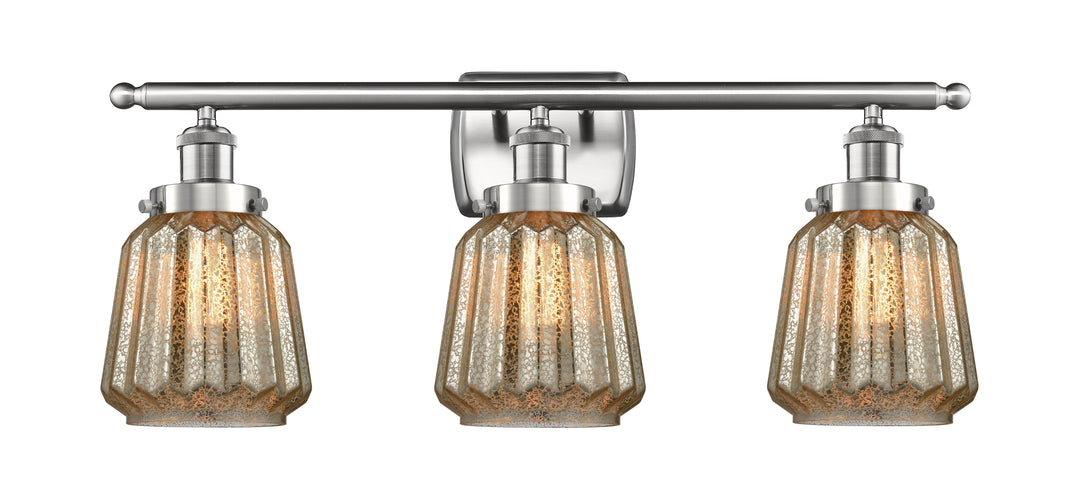 Innovations Lighting Chatham 6" Bath Vanity Light - Brushed Satin Nickel Vanity Lights Innovations Lighting   