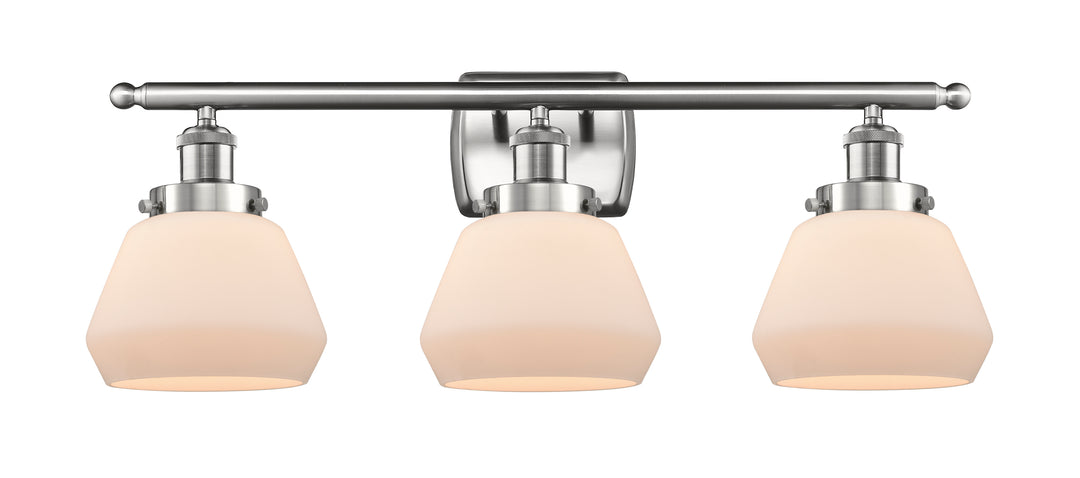 Innovations Lighting Fulton 6" Bath Vanity Light - Brushed Satin Nickel Vanity Lights Innovations Lighting   