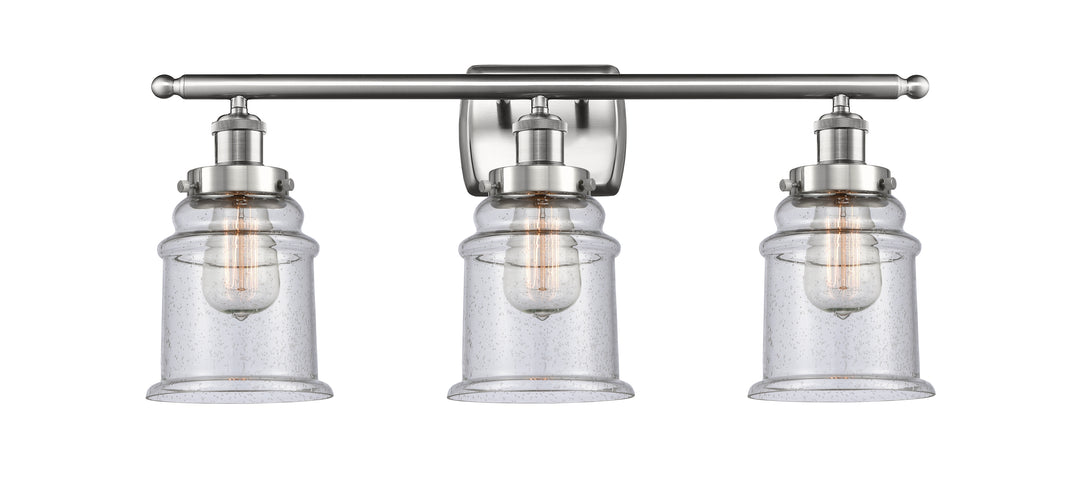 Innovations Lighting Canton 6" Bath Vanity Light - Brushed Satin Nickel Vanity Lights Innovations Lighting   