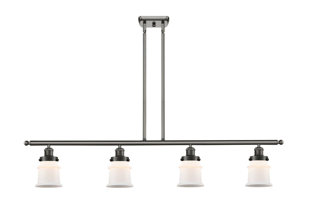 Innovations Lighting Canton 5" Island Light - Oil Rubbed Bronze Linear Chandeliers Innovations Lighting Matte White ; Glass Type: Frosted  