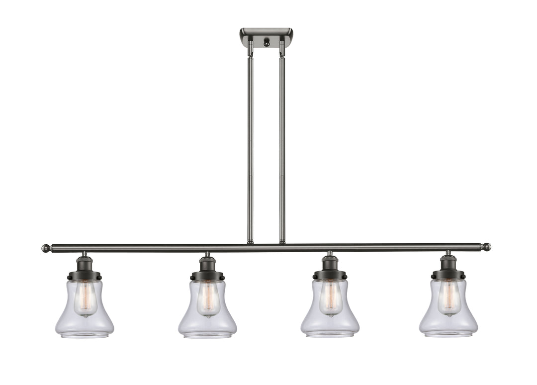 Innovations Lighting Bellmont 6" Island Light - Oil Rubbed Bronze Linear Chandeliers Innovations Lighting Clear ; Glass Type: Transparent  