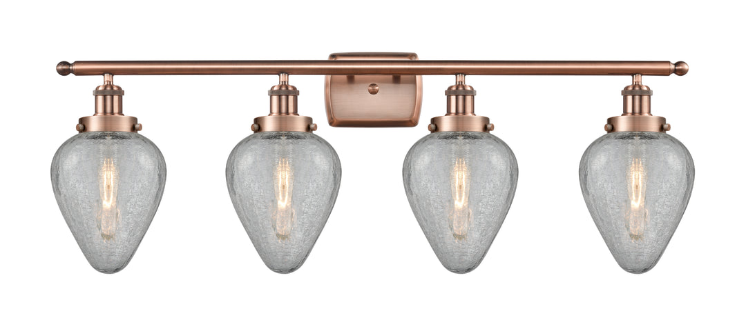 Innovations Lighting Geneseo 6" Bath Vanity Light - Antique Copper Vanity Lights Innovations Lighting   