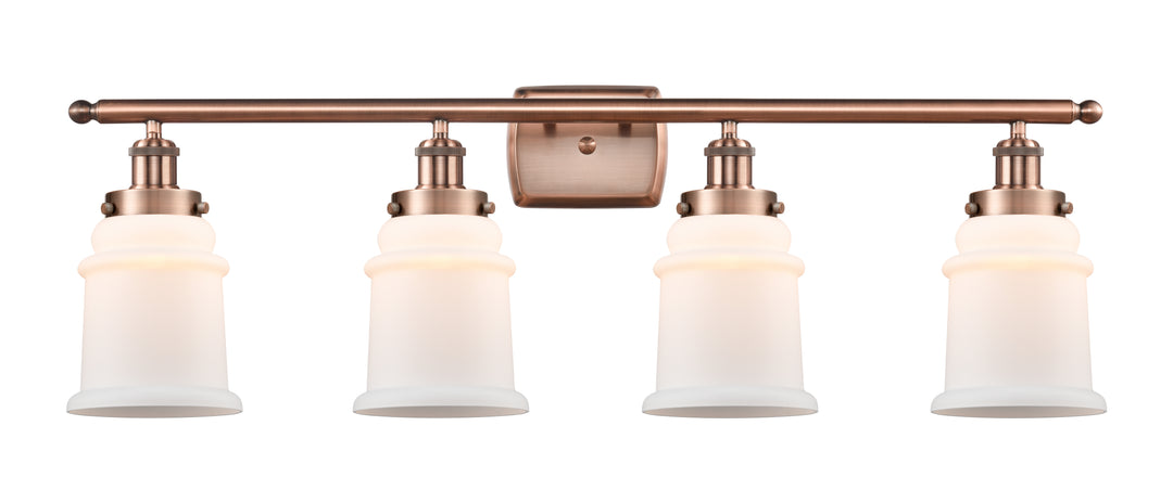 Innovations Lighting Canton 6" Bath Vanity Light - Antique Copper Vanity Lights Innovations Lighting Matte White ; Glass Type: Frosted  