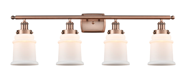 Innovations Lighting Canton 6" Bath Vanity Light - Antique Copper Vanity Lights Innovations Lighting Matte White ; Glass Type: Frosted  