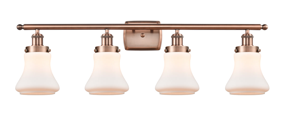 Innovations Lighting Bellmont 6" Bath Vanity Light - Antique Copper Vanity Lights Innovations Lighting Matte White ; Glass Type: Frosted  