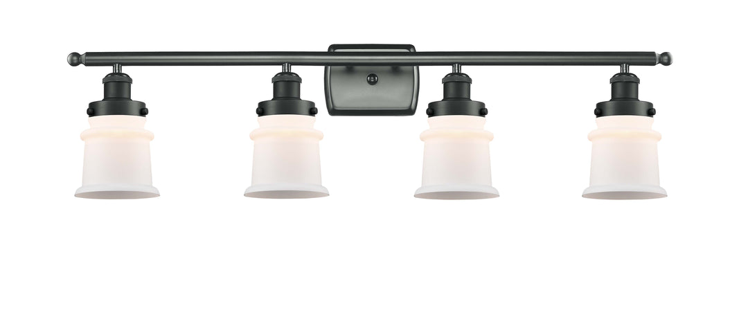 Innovations Lighting Canton 5" Bath Vanity Light - Matte Black Vanity Lights Innovations Lighting Matte White ; Glass Type: Frosted  