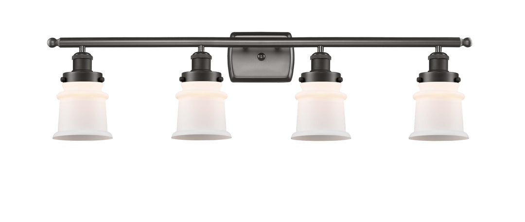 Innovations Lighting Canton 5" Bath Vanity Light - Oil Rubbed Bronze Vanity Lights Innovations Lighting Matte White ; Glass Type: Frosted  